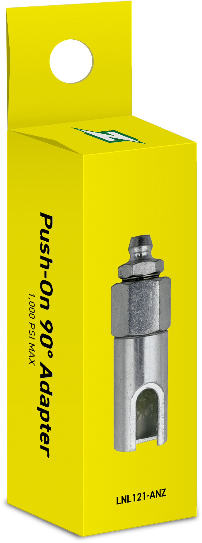 LockNLube Push-On 90° Grease Coupler