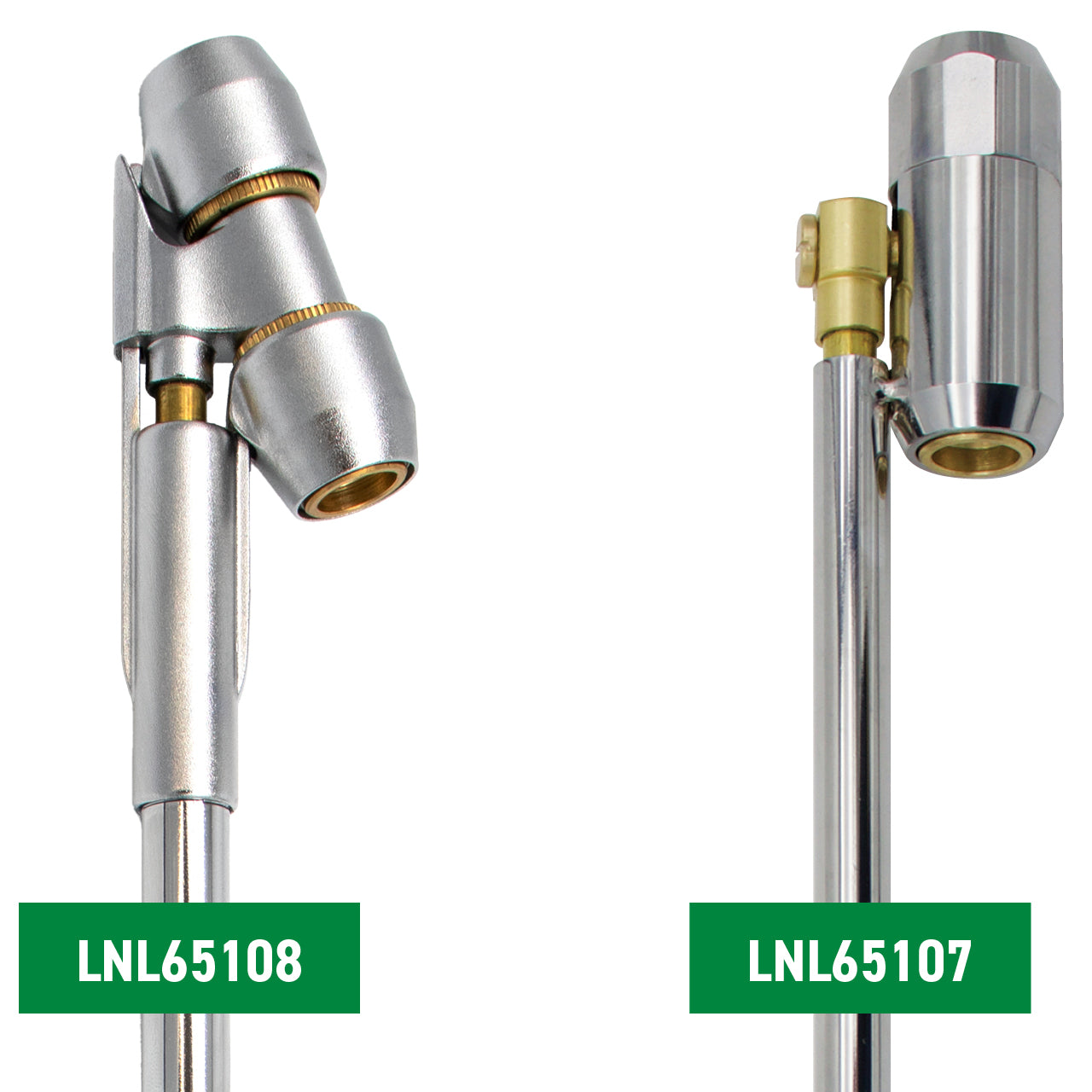 LockNFlate® New Zealand Dual Wheel Air Chuck in 2 variants LNL65108 and LNL65107