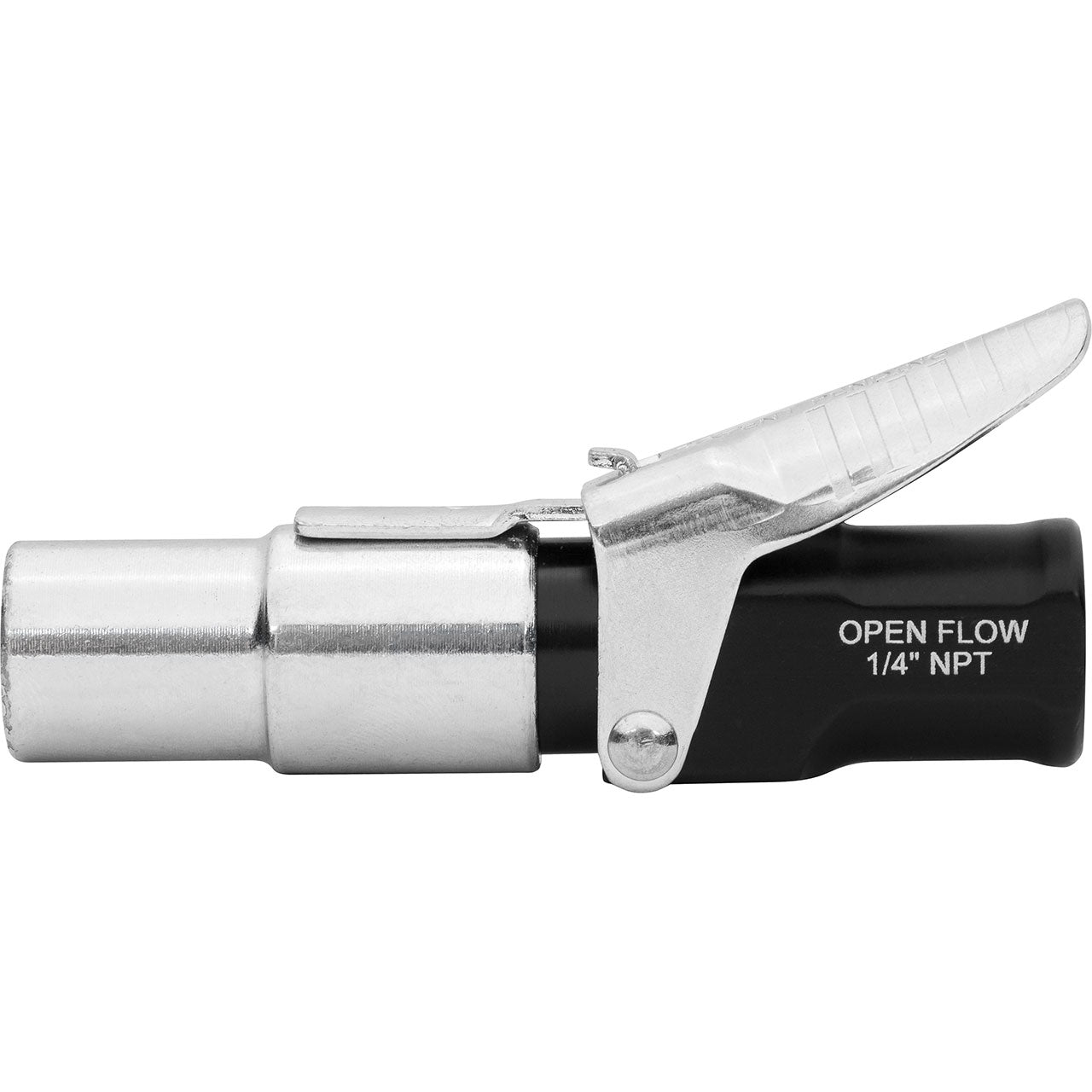 LockNFlate® New Zealand Air Chuck with open flow 1/4" NPT side image