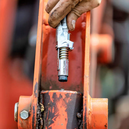 LockNLube New Zealand Grease Coupler  real image in workshop