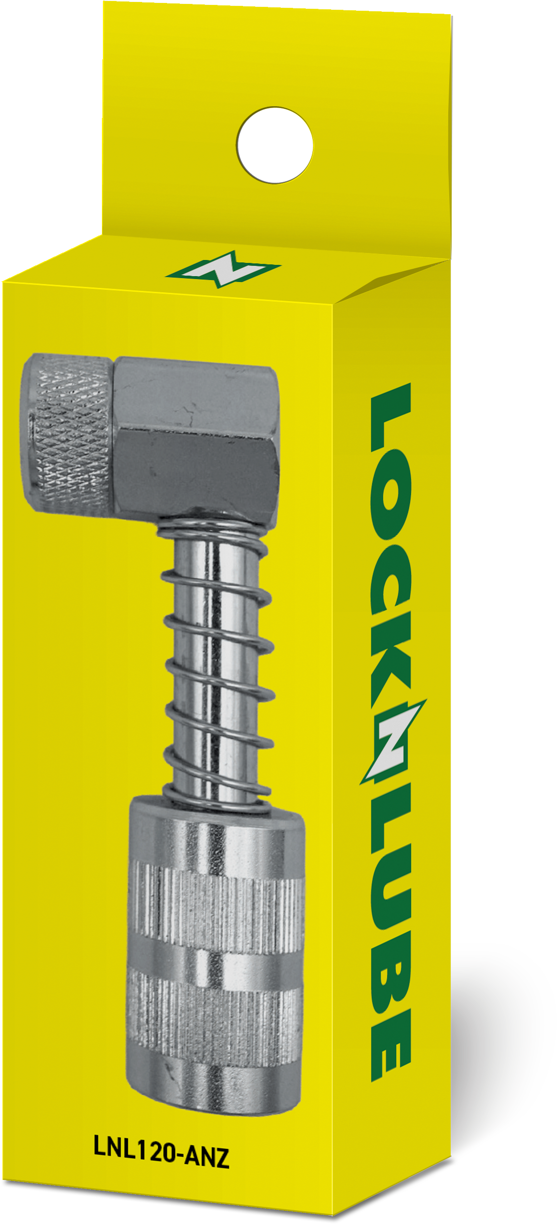 LockNLube® New Zealand 90° Grease Coupler Adapter box image