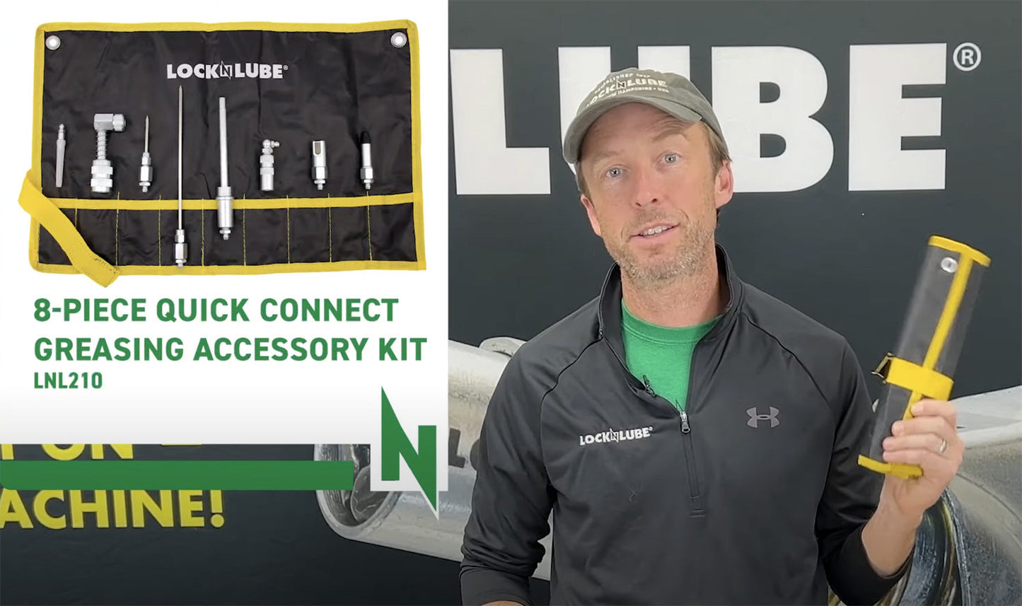 LockNLube® New Zealand 8-Piece Quick-Connect Accessory Kit LNL 210  real image