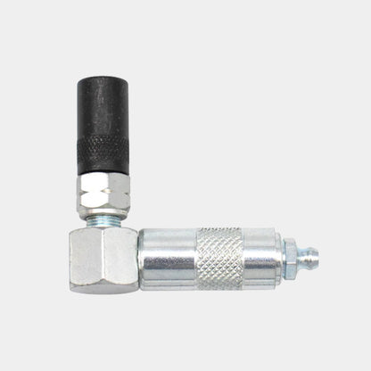 LockNLube Pro Push-On Right Angle Grease Coupler, Quick Connect, 1000 PSI