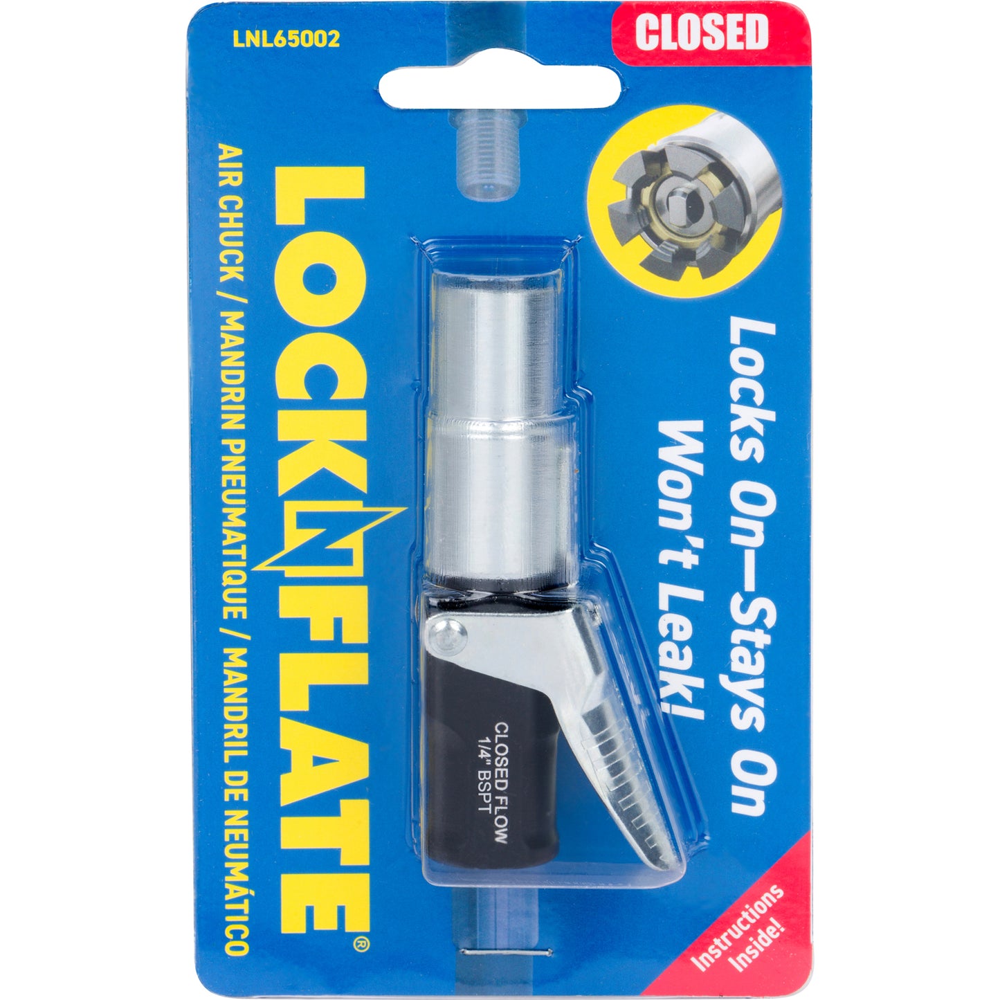 LockNFlate® Air Chuck
