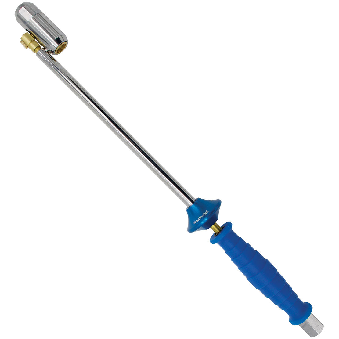 LockNFlate® New Zealand Straight Locking Dual Wheel Air Chuck Side image