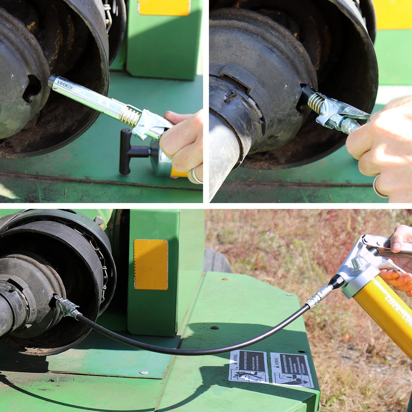 Usage of LockNLube New Zealand Grease Coupler in  real settings image